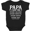 I Love you Papa Baby Bodysuit