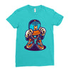 dj cool Ladies Fitted T-Shirt