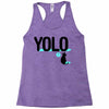 yolo cat Racerback Tank