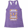 Never Underestimate The Strength Of A Childhood Cancer Warrior Racerback Tank