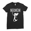 mermaid mom Ladies Fitted T-Shirt