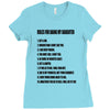 rules for dating my daughter shirt t shirt perfect father's gift Ladies Fitted T-Shirt