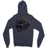 death before decaf white Zipper Hoodie