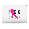 fuck cancer Accessory Pouches