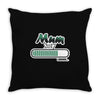 mum loading Throw Pillow