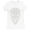 minimalist reaper mask Ladies Fitted T-Shirt