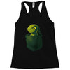 pocket raptor Racerback Tank