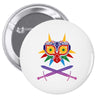 Majora Zelda Mask Pin-back button