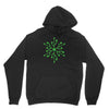 snowflake geek usb green Hoodie