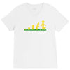 evolution of lego man V-Neck Tee