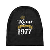 kings are born in 1977 Baby Beanies