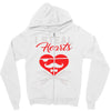 i steal heart valentin day Zipper Hoodie