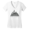 Nerd Mount Cleverest Women's V-Neck T-Shirt