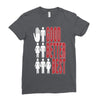 rude good better best, ideal birthday gift or present Ladies Fitted T-Shirt