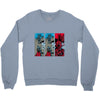 rock, paper, dragon Crewneck Sweatshirt