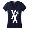 mgk t xx shirt flower black rose .. Women's V-Neck T-Shirt
