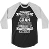 Super Cool Gran Of A Freaking Awesome Granddaughter 3/4 Sleeve Shirt