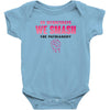 On Wednesdays We Smash The Patriarchy Baby Bodysuit
