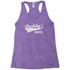 daddy since 2015   mens funny Racerback Tank