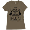This Teacher Survived The 2016 2017 School Year Ladies Fitted T-Shirt