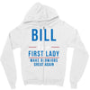 bill for first lady make blowjobs great again Zipper Hoodie