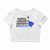 anything unrelated elephants Crop Top
