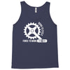 born to cycle forced to work Tank Top