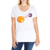 pluto hearts charon Ladies Curvy T-Shirt