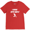 i swing both ways V-Neck Tee
