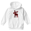 lumberjack reindeer Youth Hoodie