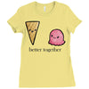 better together Ladies Fitted T-Shirt