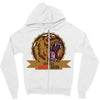 danger angry bear Zipper Hoodie