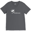 princess sticker vinyl decal die cut   girl crown car window baby wall V-Neck Tee