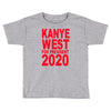 kanye west president 2020 funny humor mtv vma awards hip hop rap Toddler T-shirt