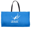 i do all my own stunts ski Weekender Totes