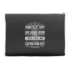 and 8th day god look down so god made a capricorn guy Accessory Pouches