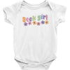 geek girl daisies Baby Onesie