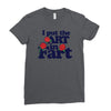 i put the art in fart Ladies Fitted T-Shirt