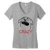 crazy (2) Women's V-Neck T-Shirt
