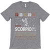 santa scorpio christmas ugly t shirts T-Shirt