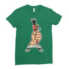 go vegan 6 Ladies Fitted T-Shirt