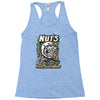 nuts about bikes Racerback Tank