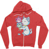 mice cream Zipper Hoodie
