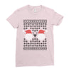 ugly santa noel Ladies Fitted T-Shirt