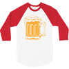 iowa city beer 3/4 Sleeve Shirt