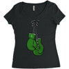 liver cancer boxing glover Women's Triblend Scoop T-shirt