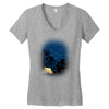 Mufasa and Simba Camp Women's V-Neck T-Shirt