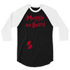 Muggle On Board Red 3/4 Sleeve Shirt