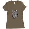 Wolf 2 Ladies Fitted T-Shirt