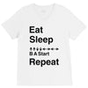 loop detected V-Neck Tee